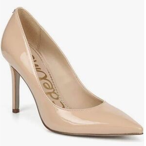 Sam Edelman Hazel Patent Pumps - BEIGE - 8